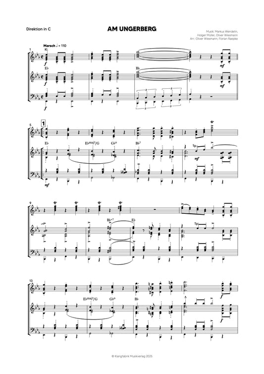 Am Ungerberg | Marsch für Blasorchester