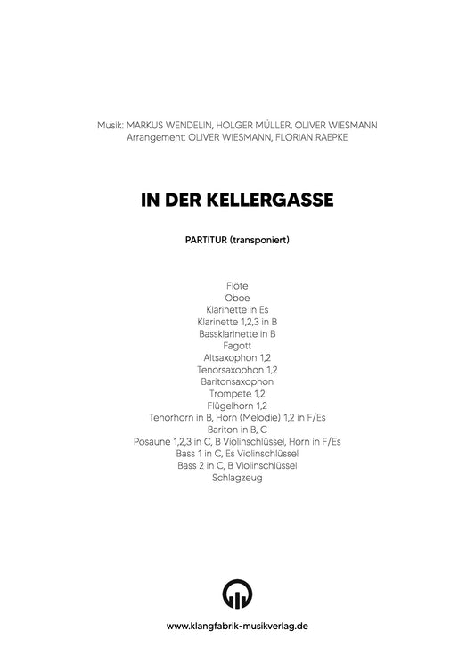 In der Kellergasse | Polka für Blasorchester